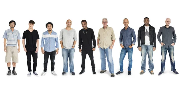 Diversidade Homens em Set — Fotografia de Stock