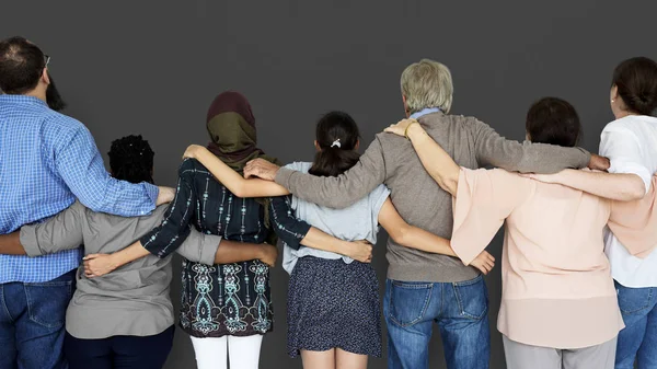 Diverse groep van mensen samen — Stockfoto