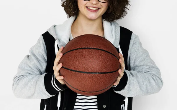Bayan Basketbol — Stok fotoğraf