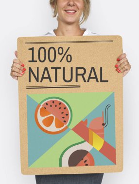 İş kadını sunan posteri 