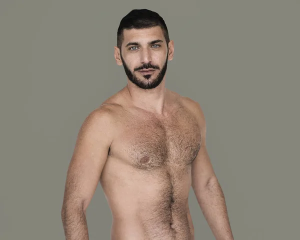 Shirtless 중동 남자 — 스톡 사진