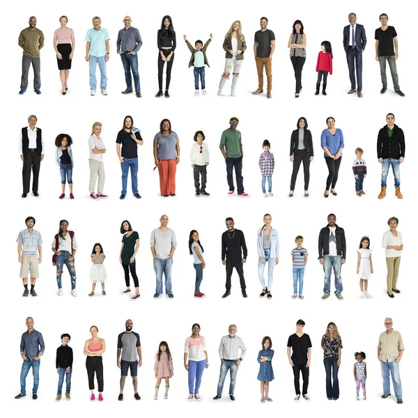 Set of Diversity People — Stock Photo, Image