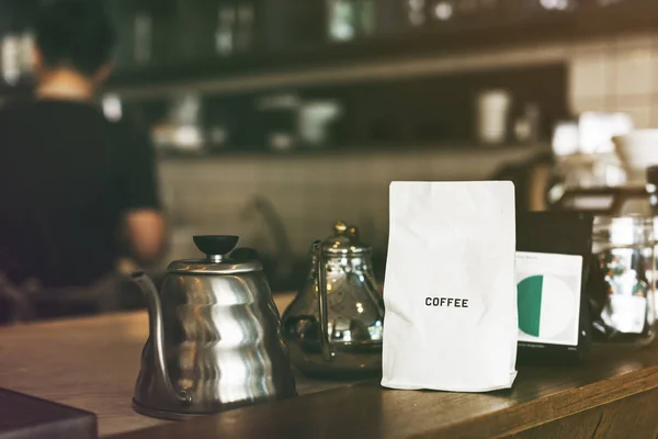 Kafé med objekt — Stockfoto