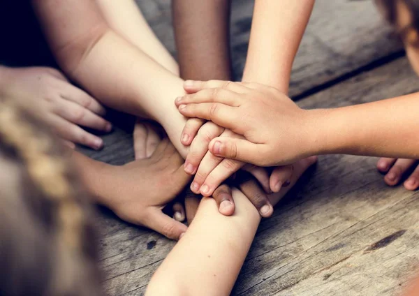 Handen samen — Stockfoto