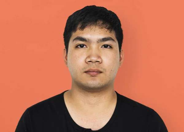 Adult asian ethnicity man face — Stock Photo, Image