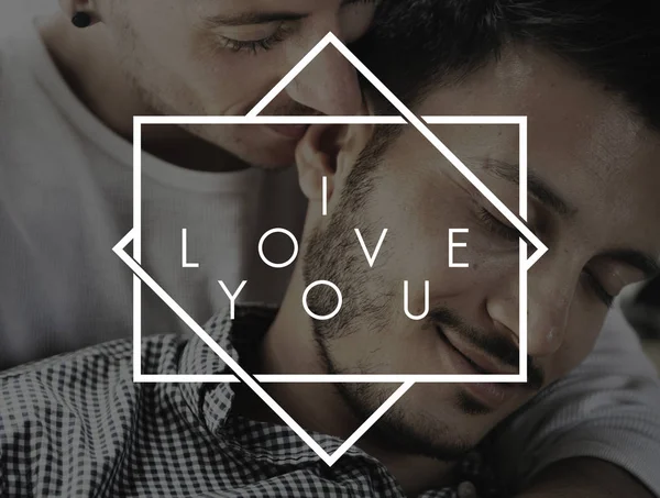 Feliz joven pareja gay —  Fotos de Stock