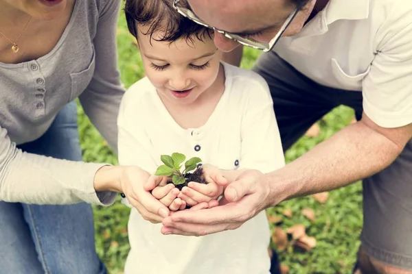 family gardening plant