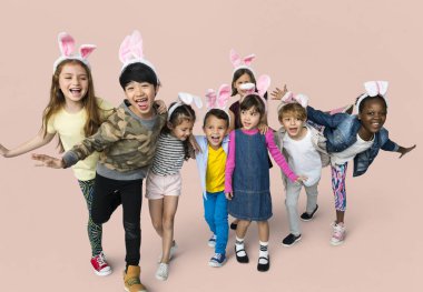 bunny hairband kulakları çocuklarda