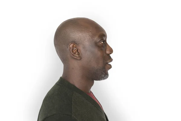 Alkalmi afrikai férfi arcát — Stock Fotó