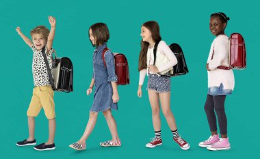 çeşitlilik çocuk okula yürüme