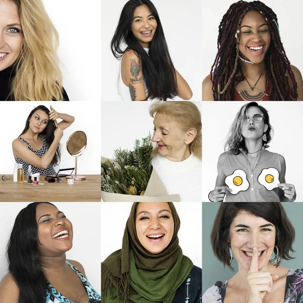 Vielfalt Frauen im Atelier — Stockfoto