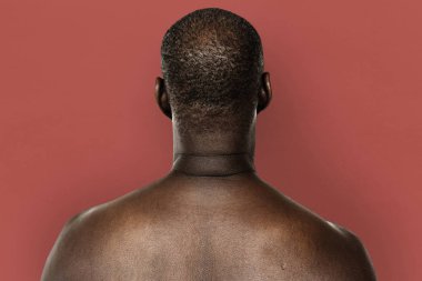 Gömleksiz Afrika adam Studio