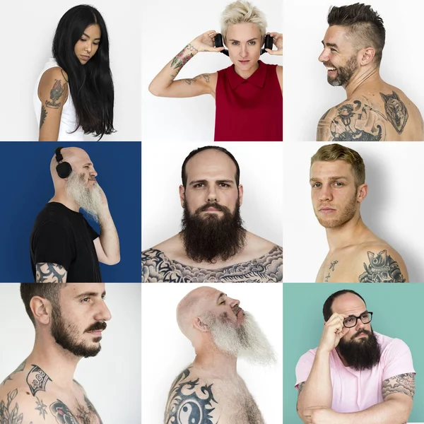 People Showing Tattoo — Stock Photo, Image