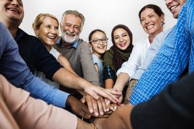 İnsanların birlikte farklı grup 