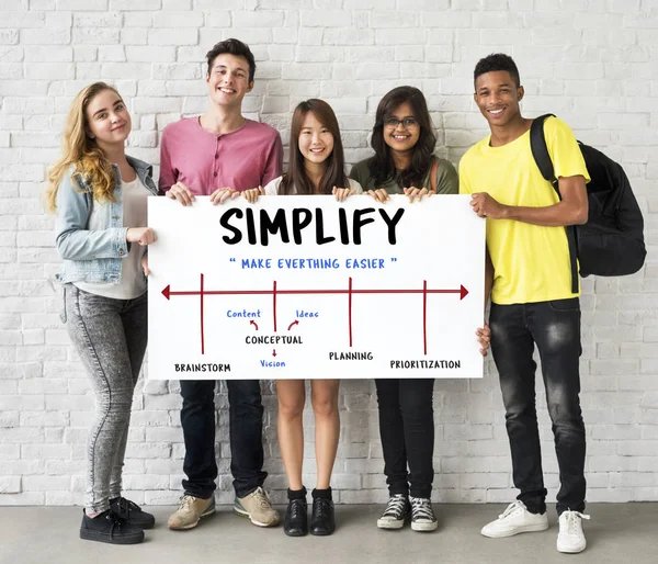 Students Holding Banner