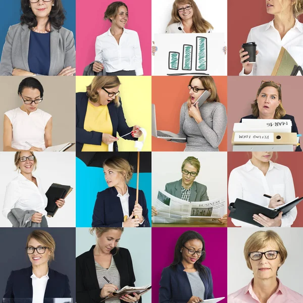 働くビジネス女性の多様性 — ストック写真