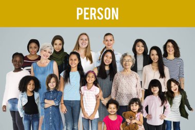 güzel ve çok ırklı kadın