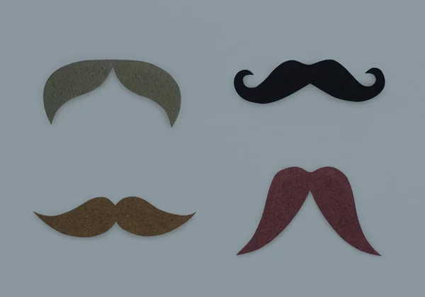 Falska hipster mustascher — Stockfoto