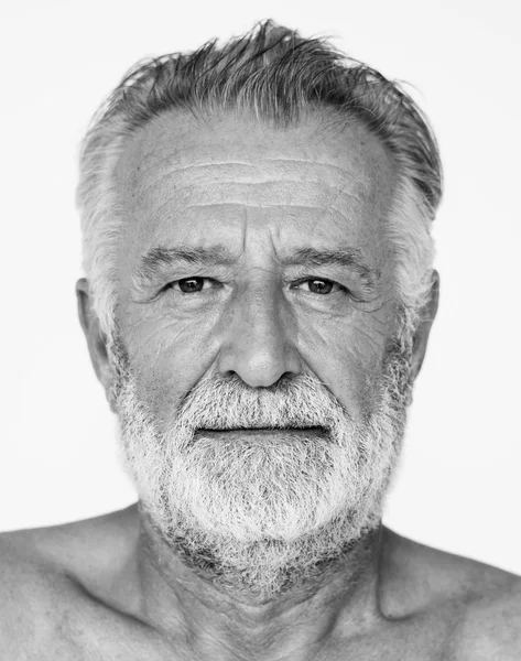 Vážné starší muž — Stock fotografie