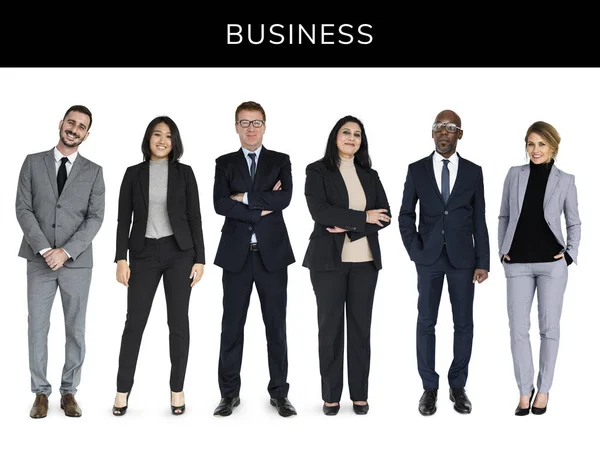 Diversity Business People in Studio — Stock Photo, Image