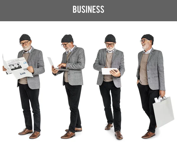 Business man doing daily affairs — Stock Photo, Image