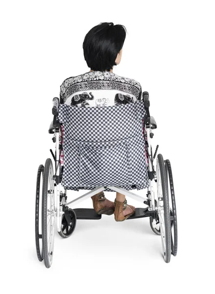 stock image disabled woman in wheelchair