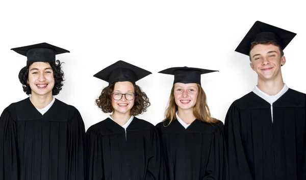 Estudiantes de posgrado en el estudio — Foto de Stock