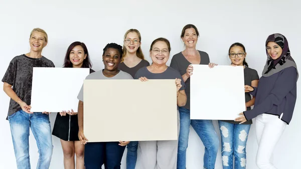 Diverso grupo de personas juntas —  Fotos de Stock