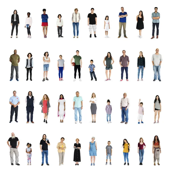 Conjunto de personas de diversidad — Foto de Stock