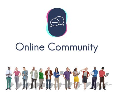 İş adamları büyük grup