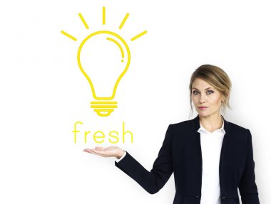 İş kadın kavramı sunulması 