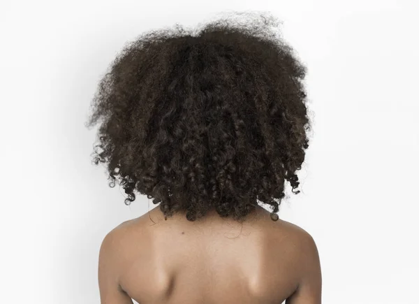 Kid with afro hair — Stock Photo, Image
