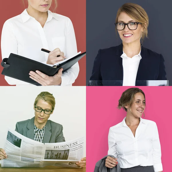 Conjunto de empresas de diversidad Mujeres — Foto de Stock