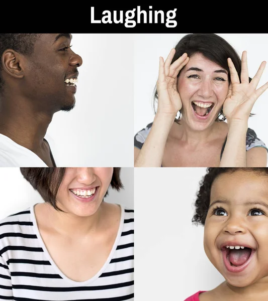 Diversity People Laughing — Stock Photo, Image