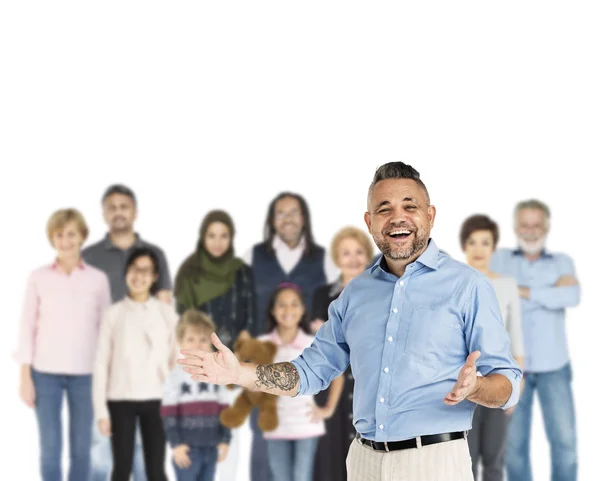 Grupo de pessoas diversidade — Fotografia de Stock