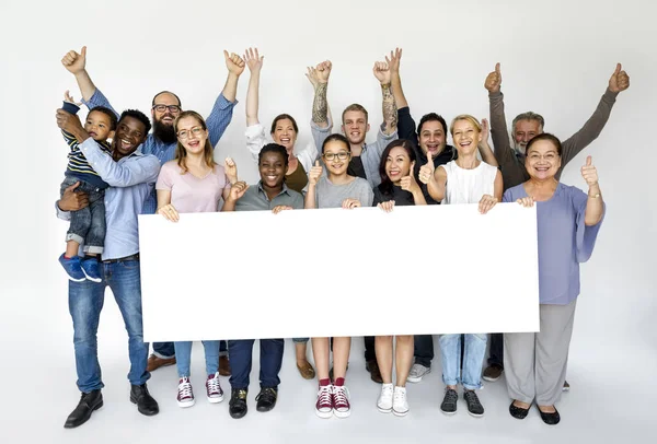 Grupo Diverso de Pessoas Juntas — Fotografia de Stock