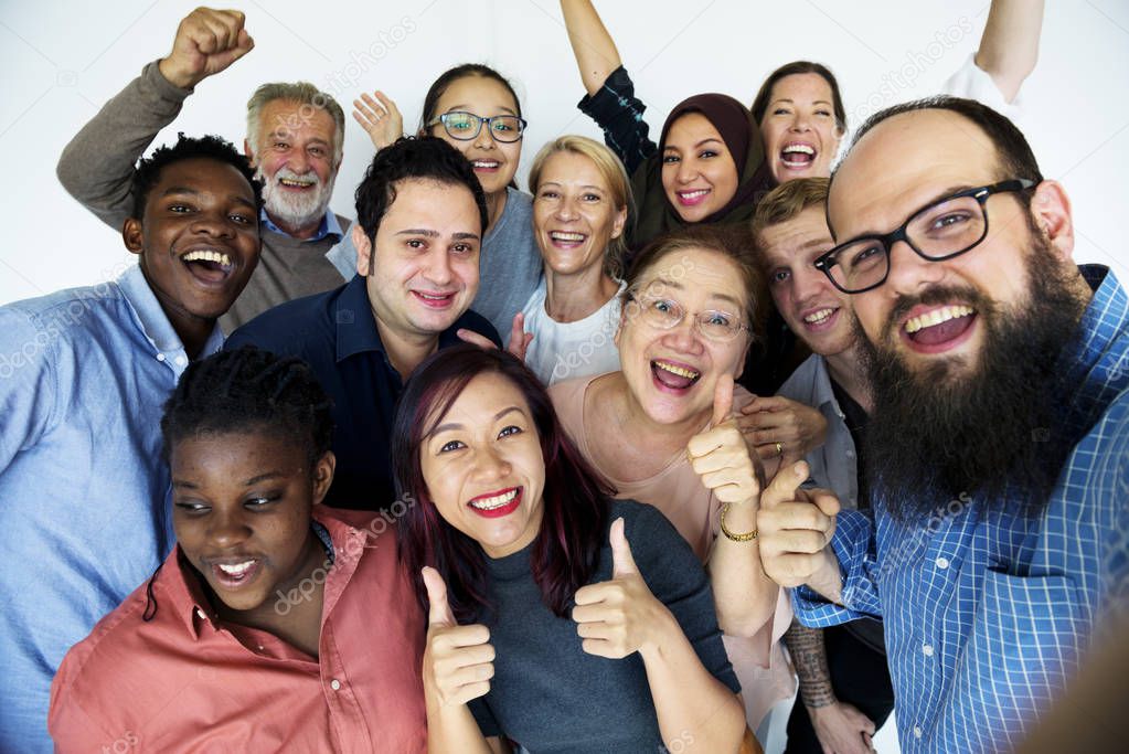 Diverse Group of People Together 