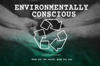 el ve geri dönüşüm simgesini