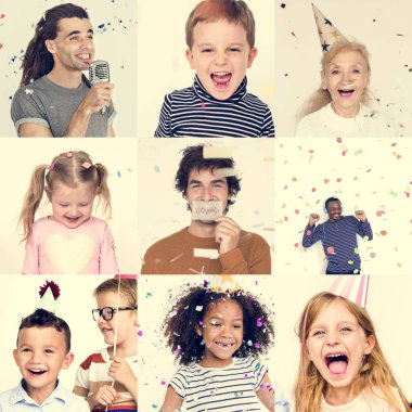 etnik insanlar eğleniyor