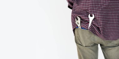 anahtarı cebinde ile mühendis