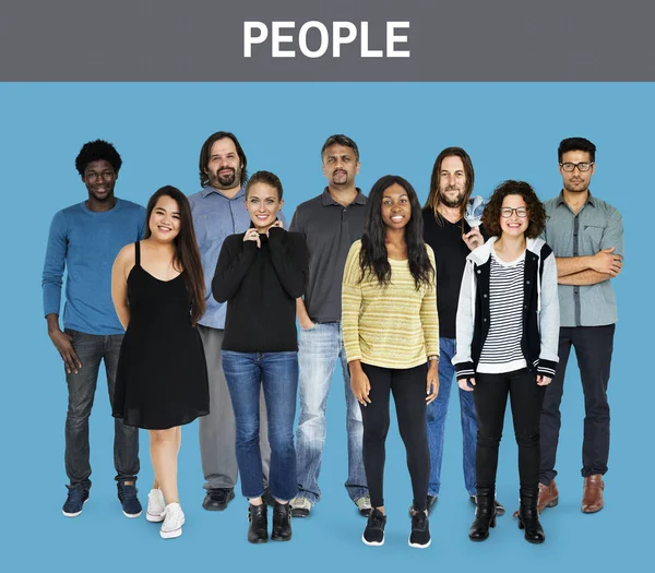 Grupo de personas de diversidad — Foto de Stock