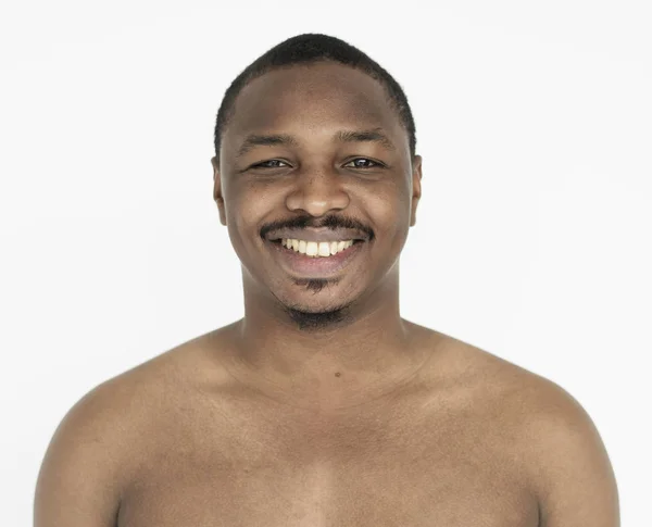 Lachende Afrikaanse man — Stockfoto