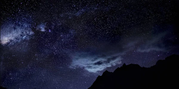 Night sky with stars — Stock Photo, Image