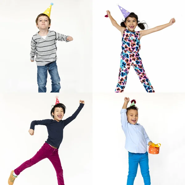 Speelse diversiteit Kids — Stockfoto