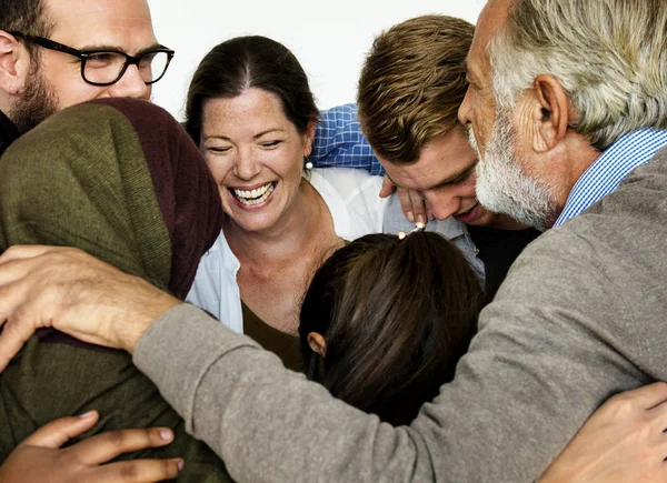 Diversi gruppi di persone insieme — Foto Stock