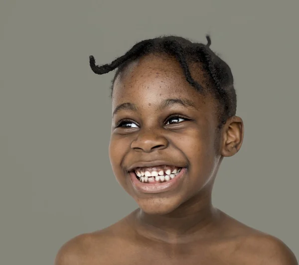 Beautiful african american girl — Stok fotoğraf