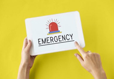 Dijital tablet holding insan eller 