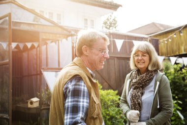 Organik sebze dikimi Çift