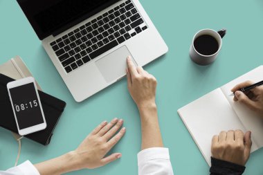 Masada çalışma iş adamları