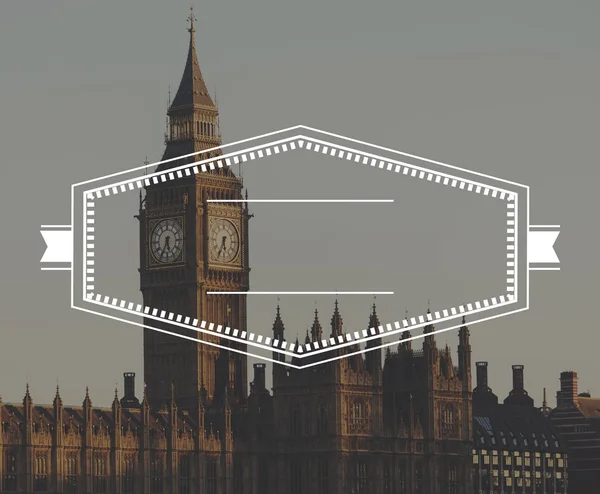 Big Ben e Camere del Parlamento — Foto Stock